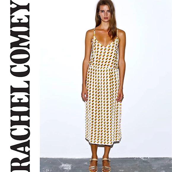 Rachel Comey Dresses & Skirts - Rachel Comey Velvet Spaghetti Strap Slit Dress 8